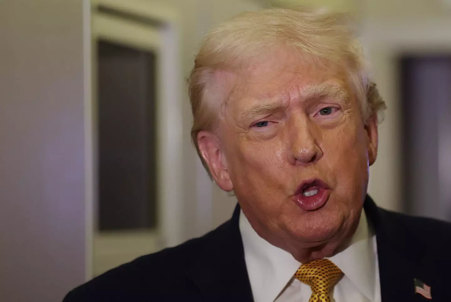 The President shared the controversial advice on Monday ( Joe Raedle/Getty Images)