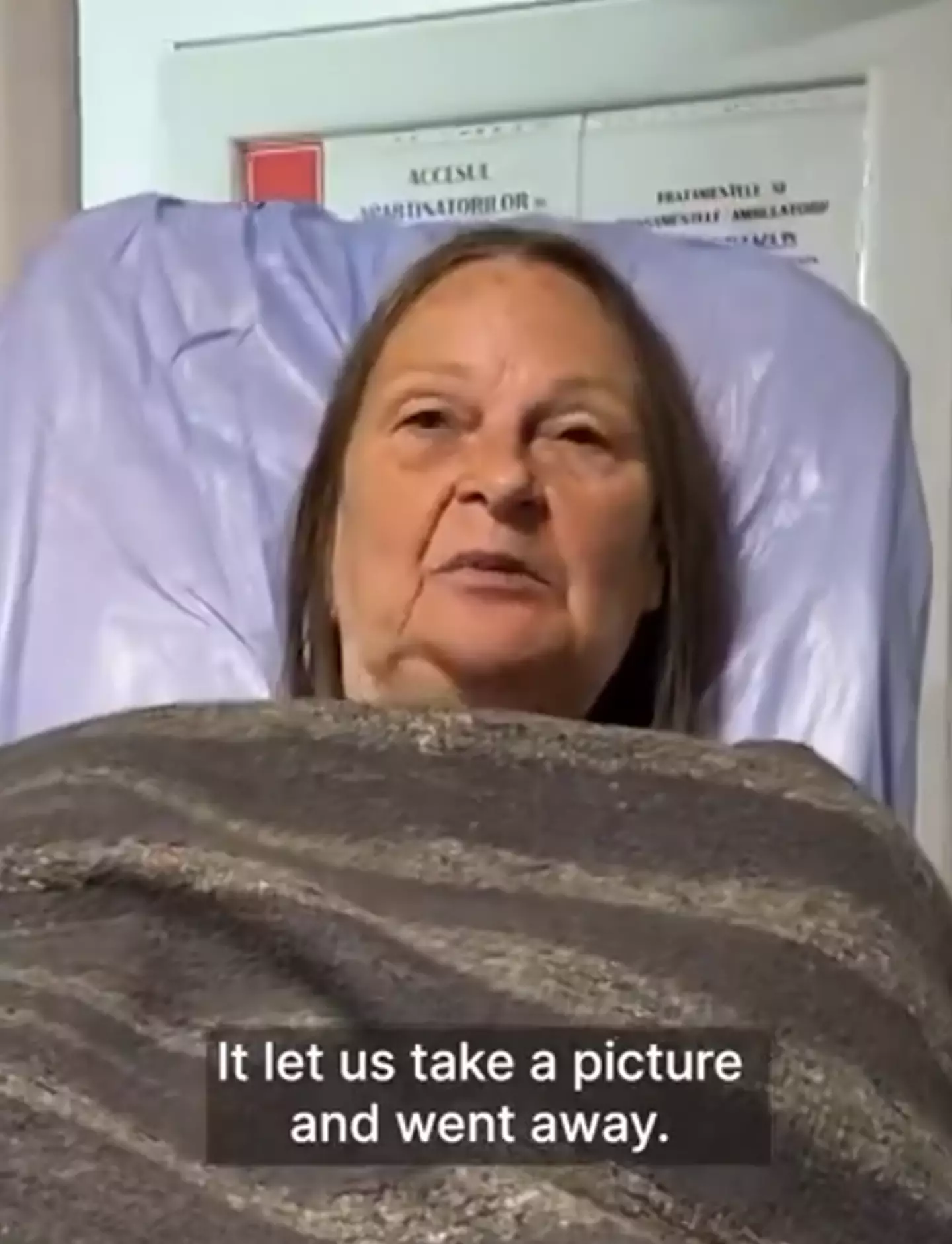 The 72-year-old was bitten on the arm. (X/ @STVNews)