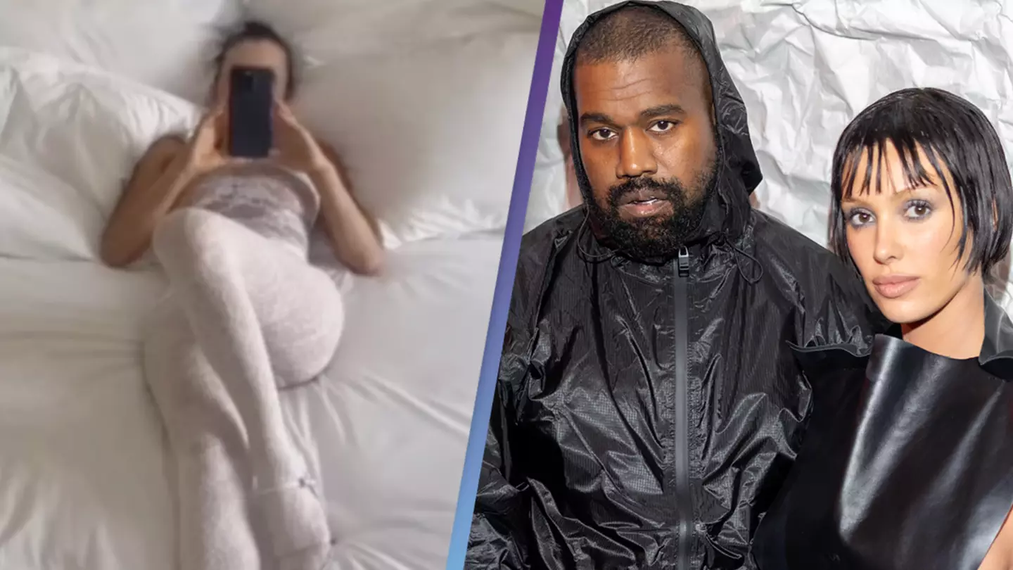 Kanye West shares provocative video of wife Bianca in bed and fans can't stop pointing out how big it is