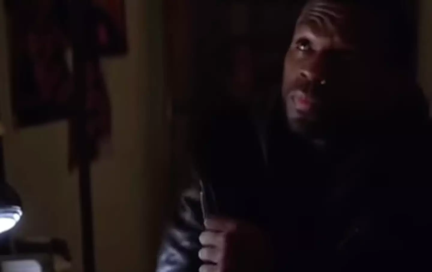 In the clip, Shawn realises his father Kanan (played by 50 Cent) has been using him.