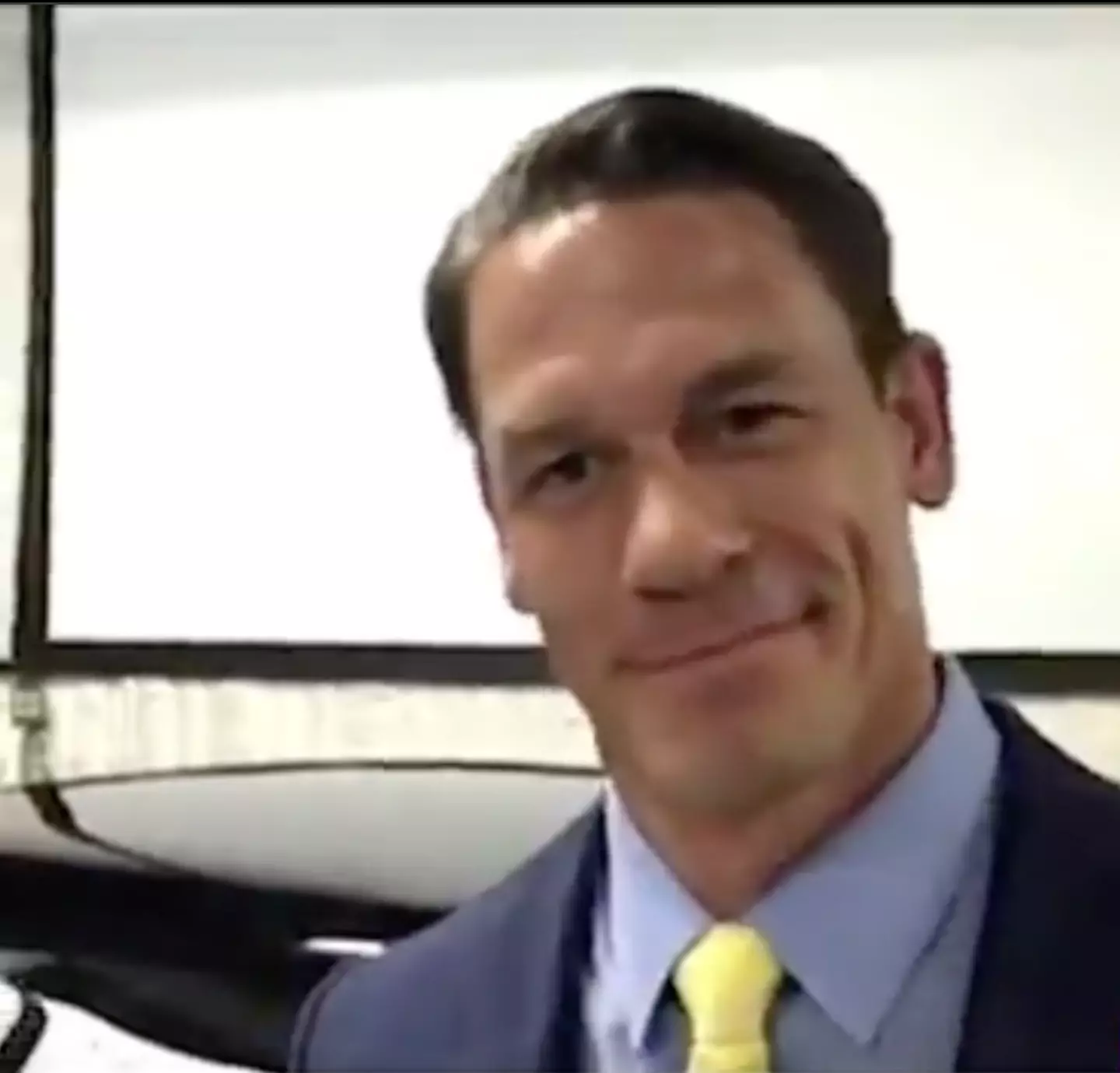 John Cena appearing in the video.