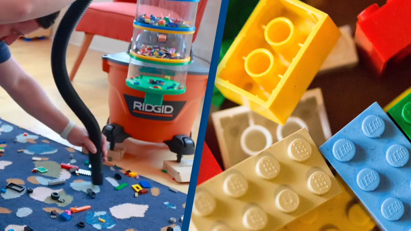 Genius Inventor Creates Vacuum That Sucks Up And Sorts Lego By Size