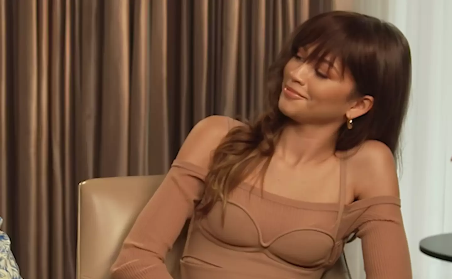 Zendaya was clearly taken aback.