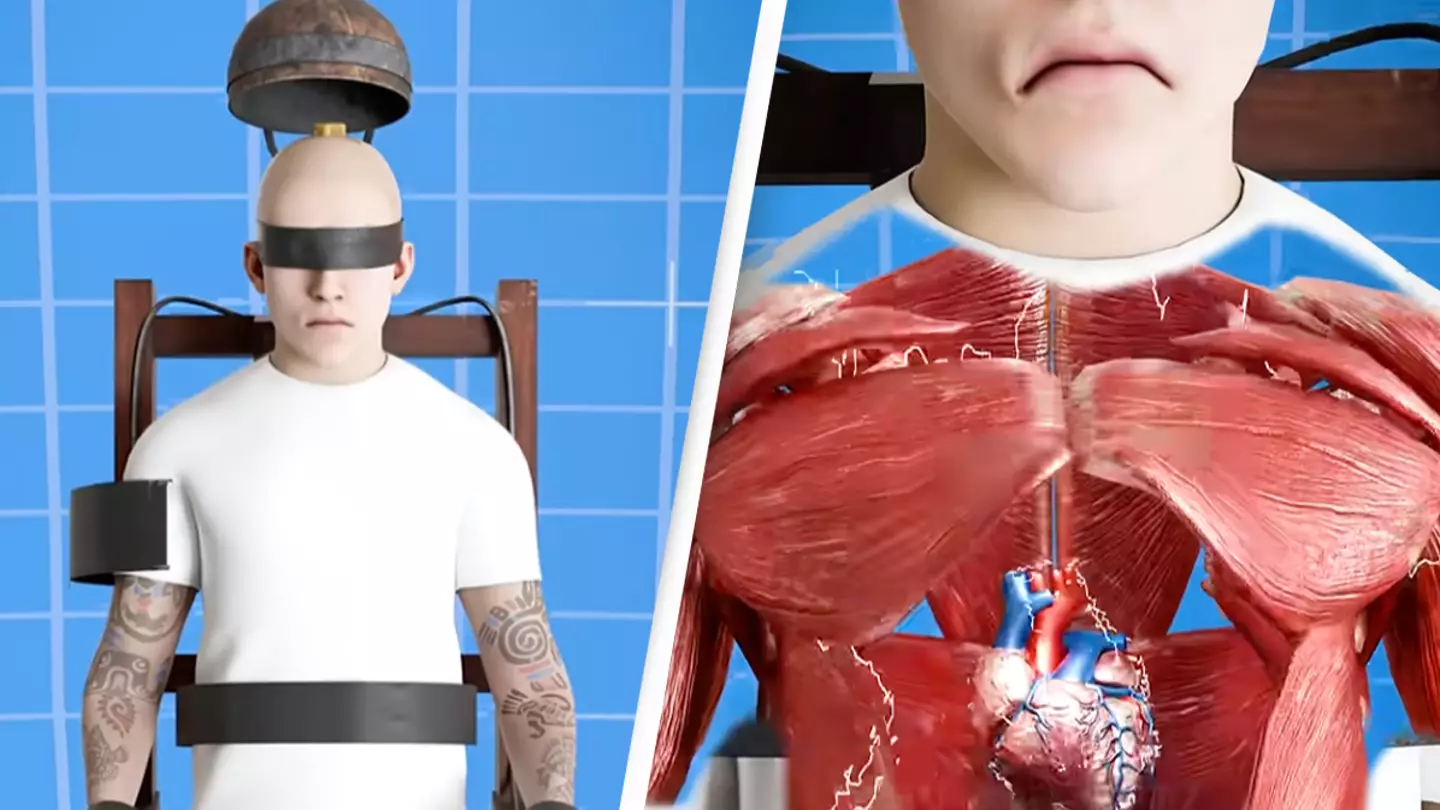Terrifying simulation shows how an electric chair actually works
