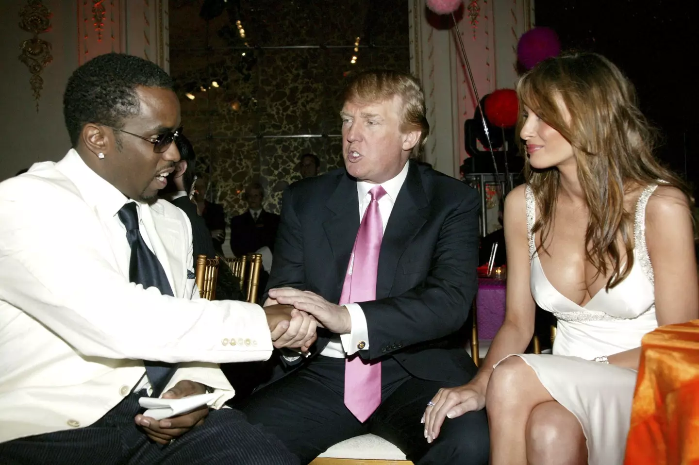 Trump also took questions about the ongoing Diddy trial (Johnny Nunez/WireImage)