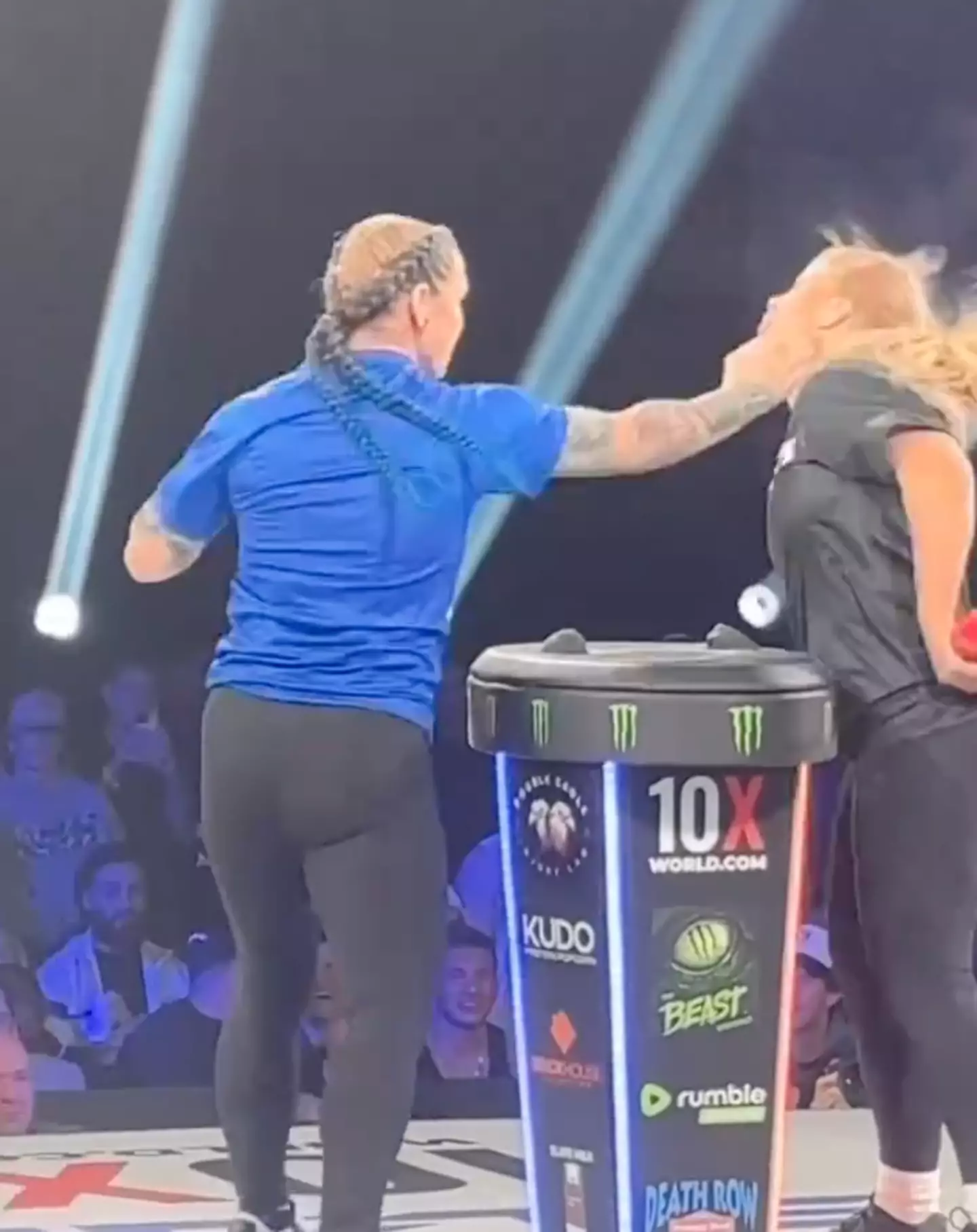 Jackie Cataline was facing off against Sheena Bathory.