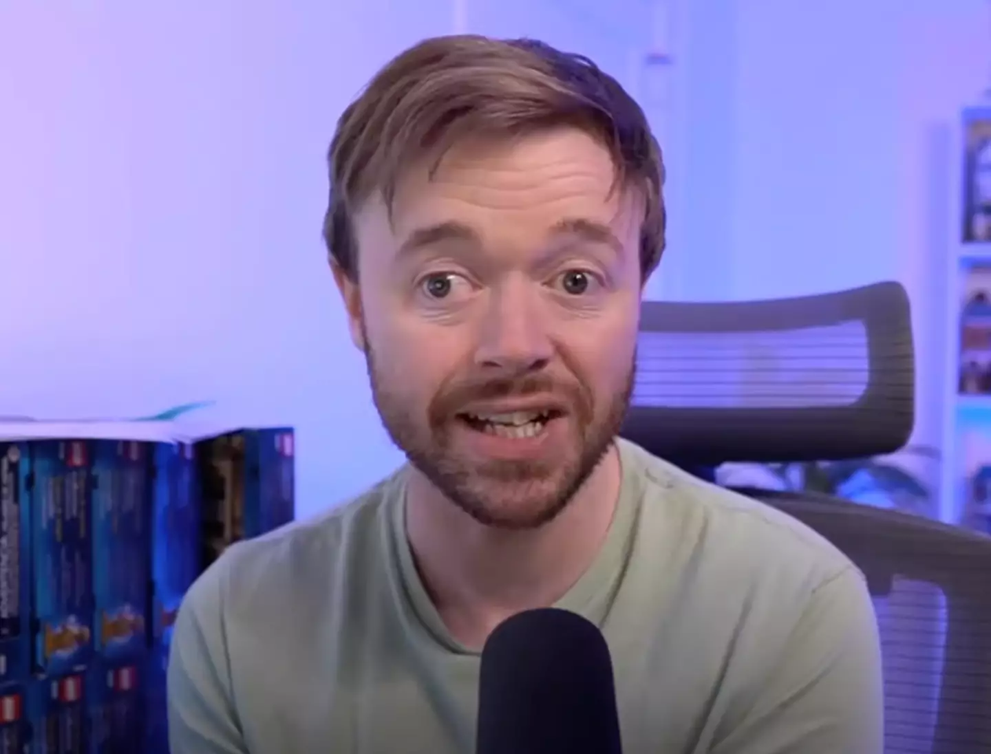 O'Farrell has made thousands by selling Legos. (YouTube/Brick Bucks)