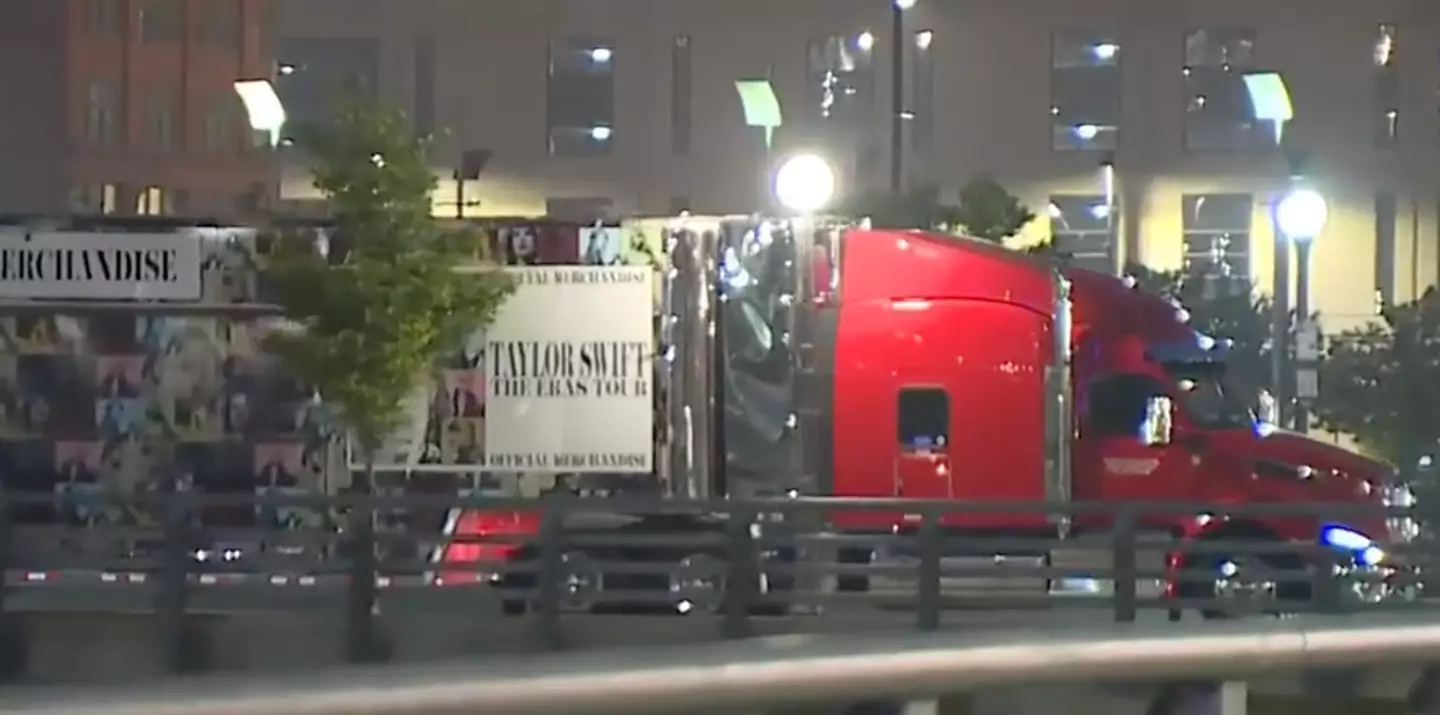 50 truckers helped move Swift's equipment across the country.
