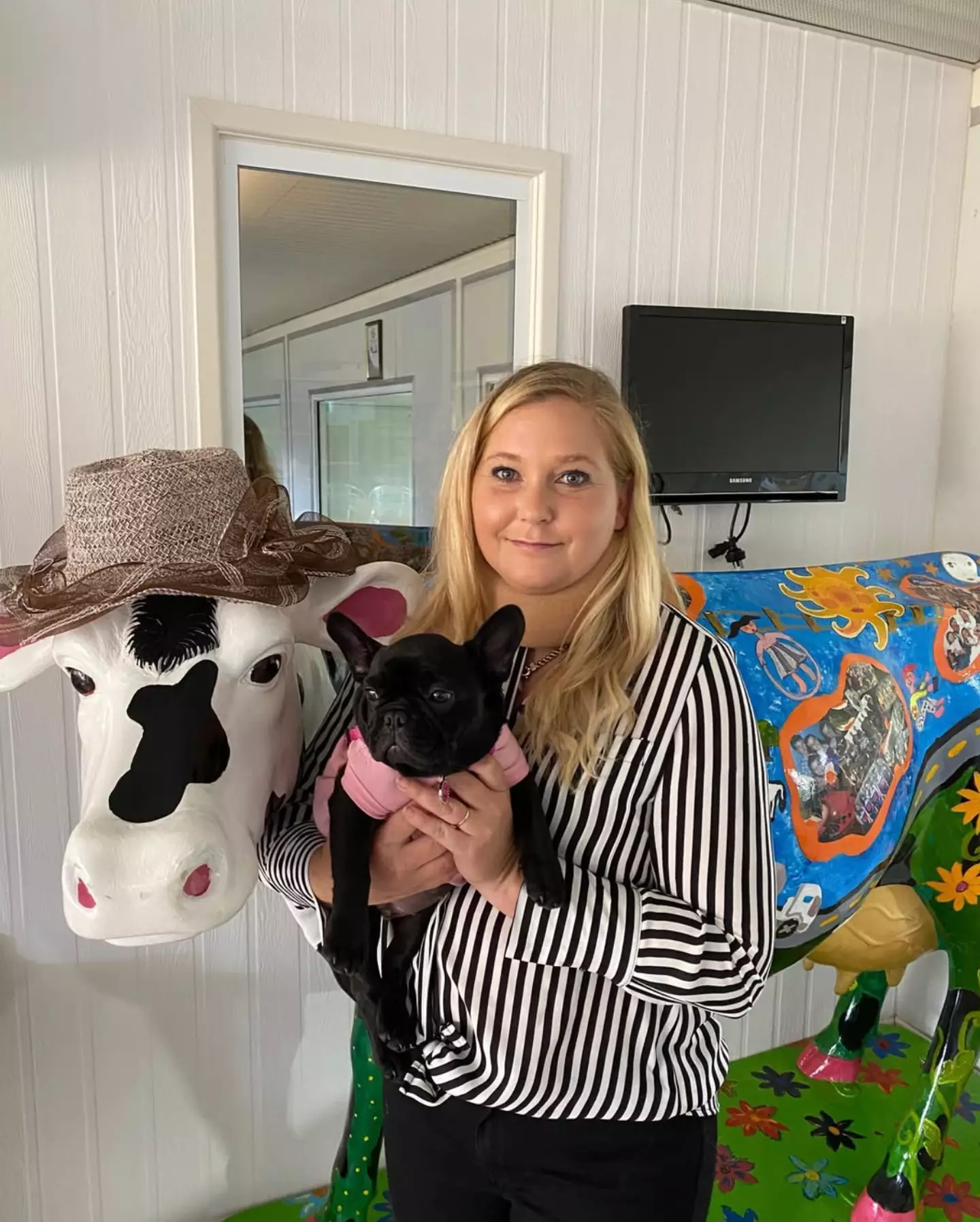 Giuffre pictured back in 2020 with her pooch 'June Bug' (Instagram/virginiarobertsrising11)