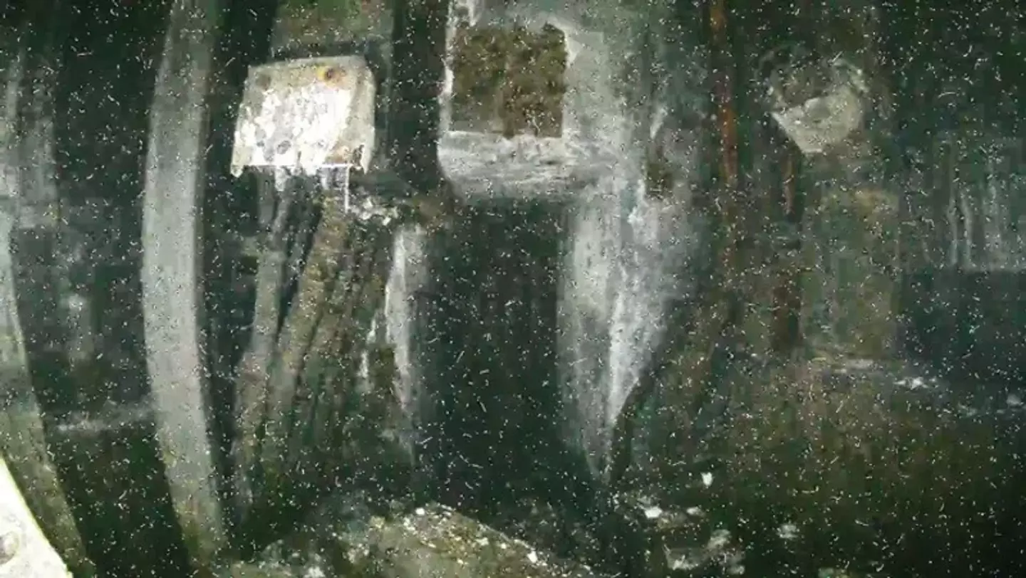 A look inside the stricken reactor. (TEPCO)
