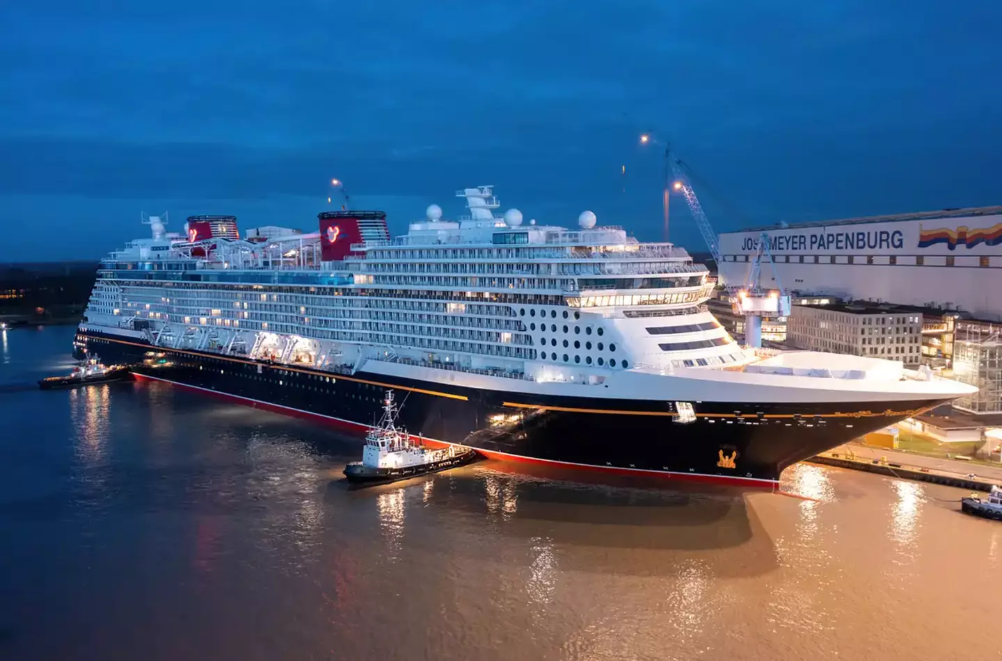 The franchise unveiled the Disney Wish liner back in February.