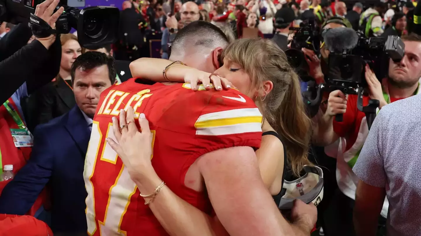 Body language expert spotted Travis Kelce’s 'red flag' behavior that saw fans urge Taylor Swift to break up with him as Super Bowl re-run confirmed