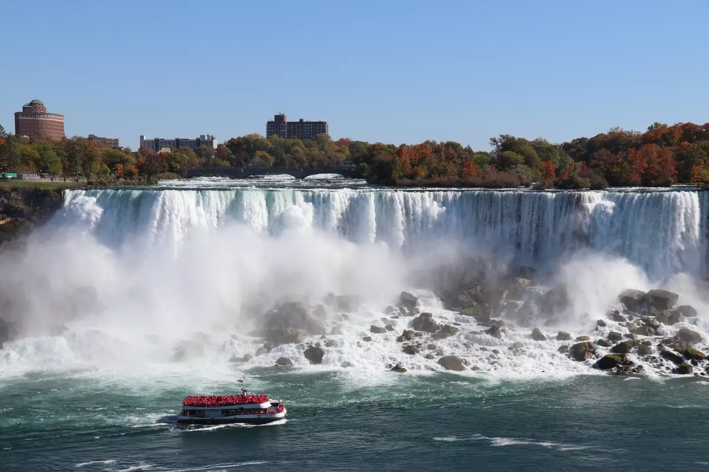 The water was redirected to the Canadian side in 1969 (Arrush Chopra/NurPhoto via Getty Images)