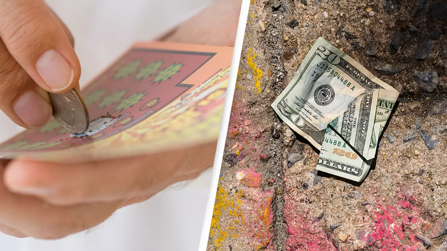 Man wins $1,000,000 lottery with $20 bill he found on the ground