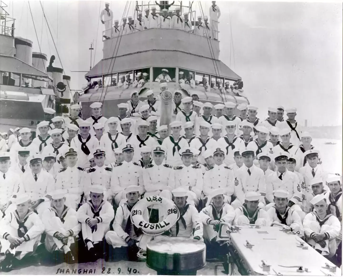 Serviceman of the USS Edsall before it was sunk (UN Navy)
