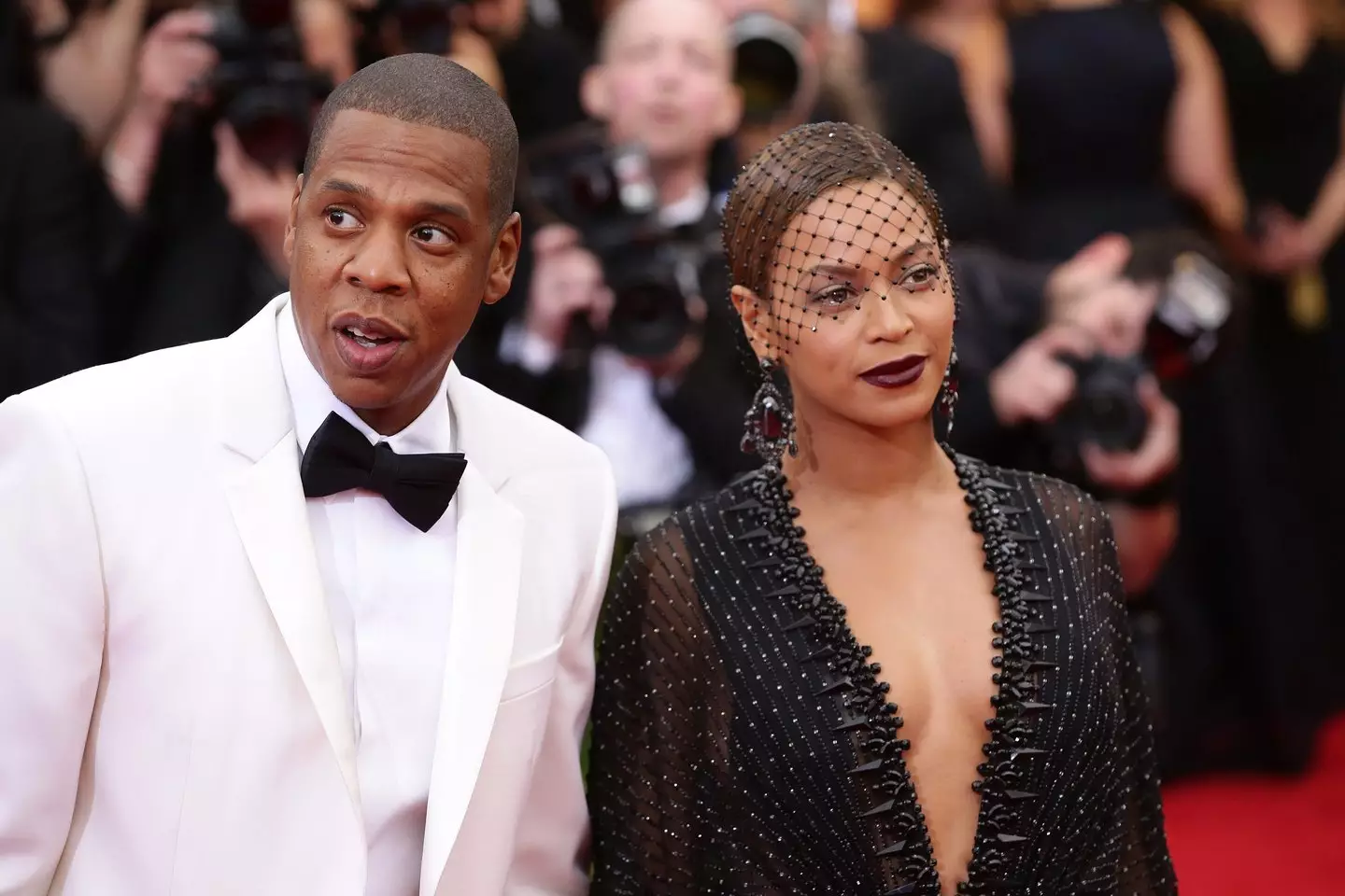Jay Z's comments to another woman at the 2014 Met Gala could have kicked off the fight (Neilson Barnard/Getty Images)