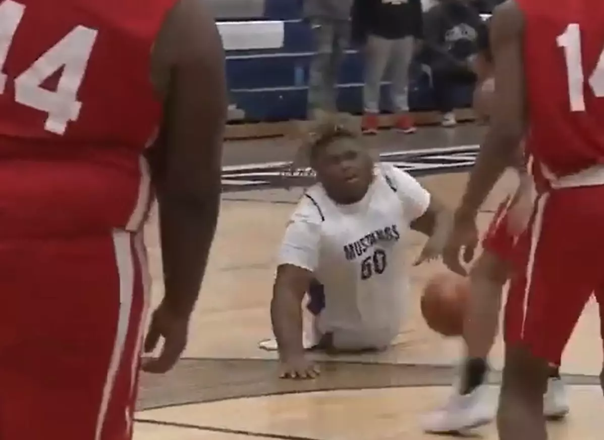 Josiah not only got picked for his team, he's also starting too.