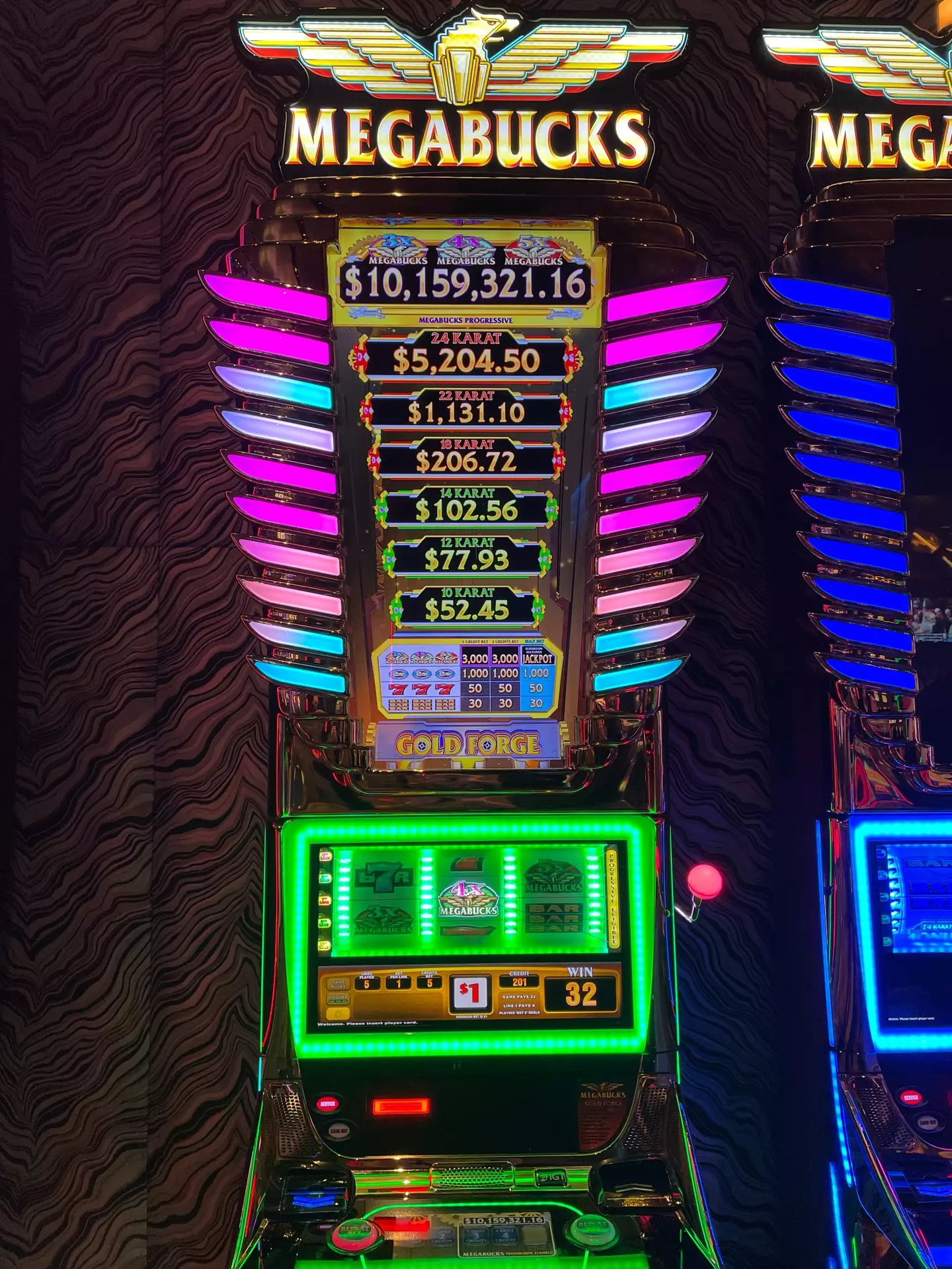The Megabucks slot machines are notoriously difficult.