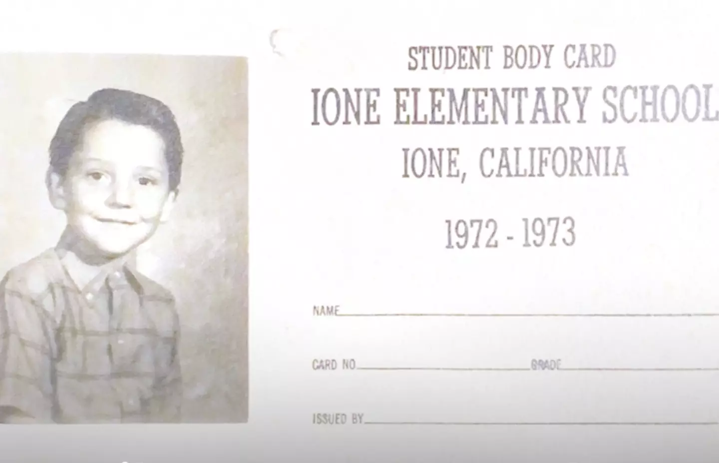He used to attend the school as a young boy and now he's the principal.