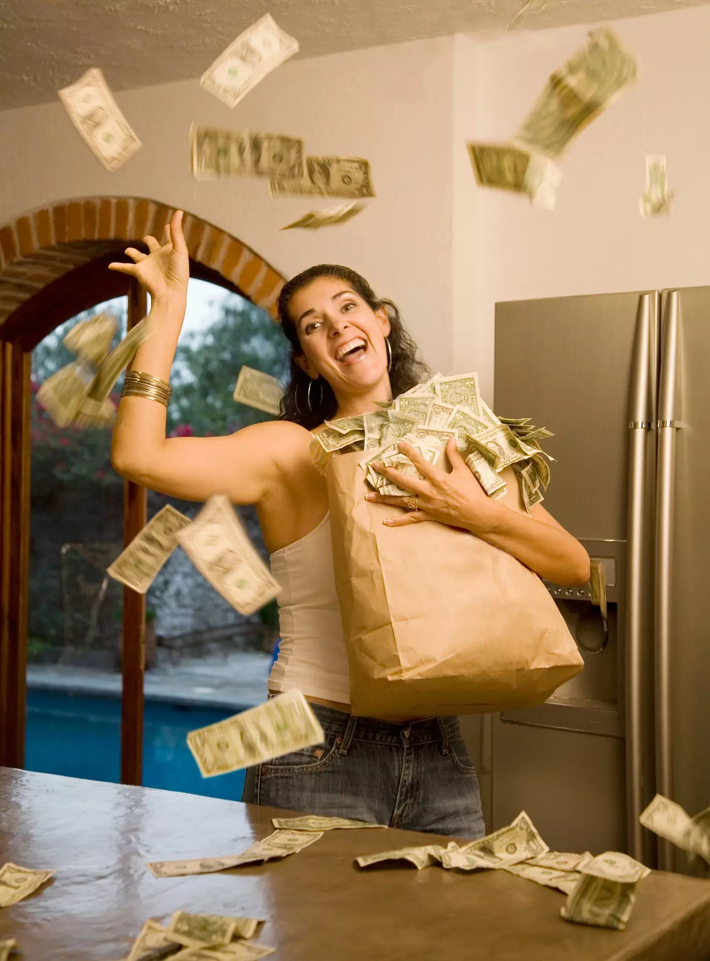 The Redditor was just 18 years old when she landed a winning lottery ticket (Getty stock)