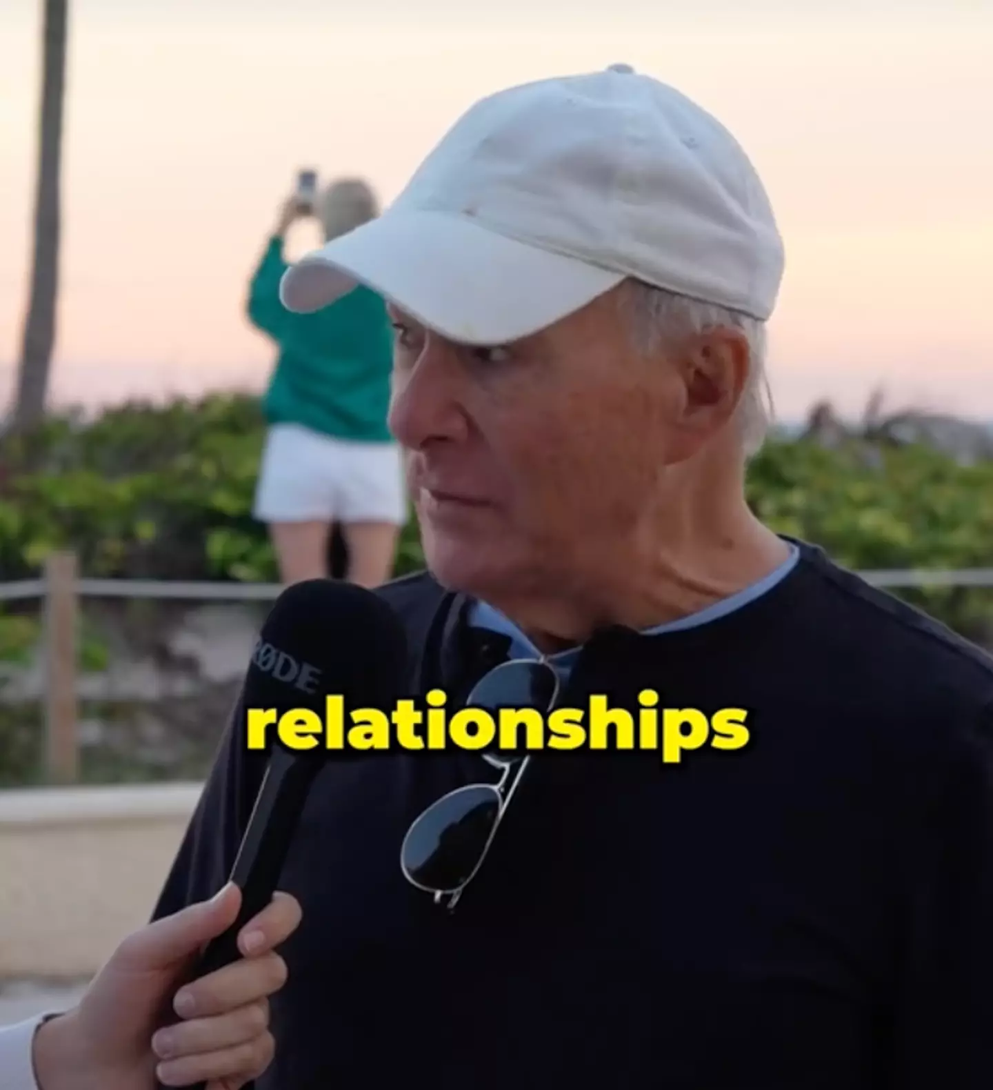 The interviewees stressed the important of relationships. (TikTok/@yairbrachiyahu) 