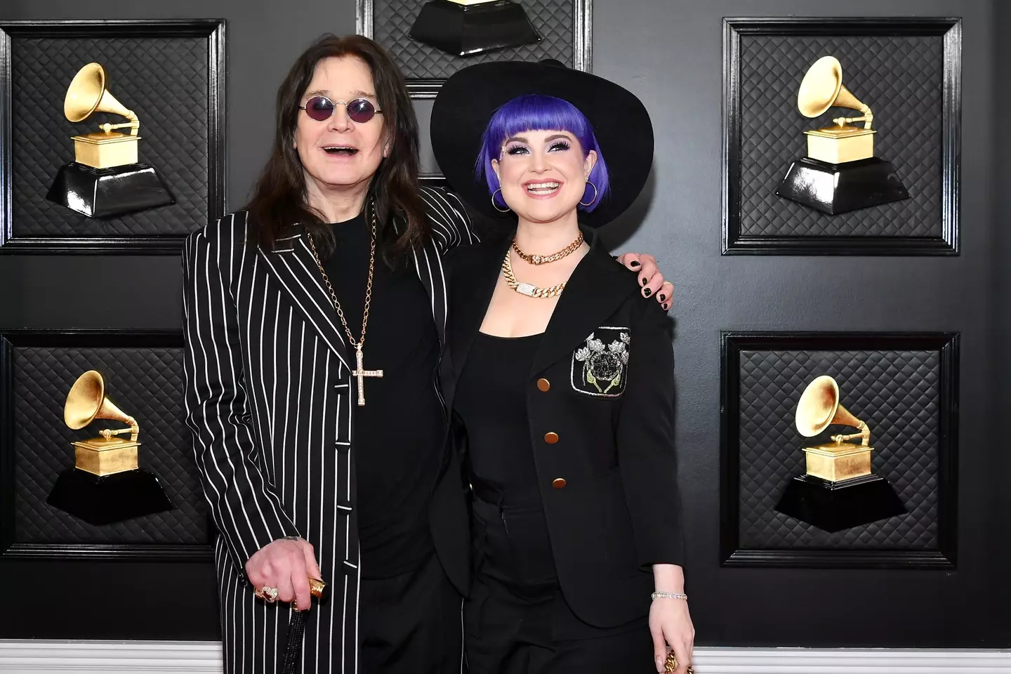Kelly Osbourne with her late father, heavy metal legend Ozzy Osbourne (Amy Sussman/Getty Images)