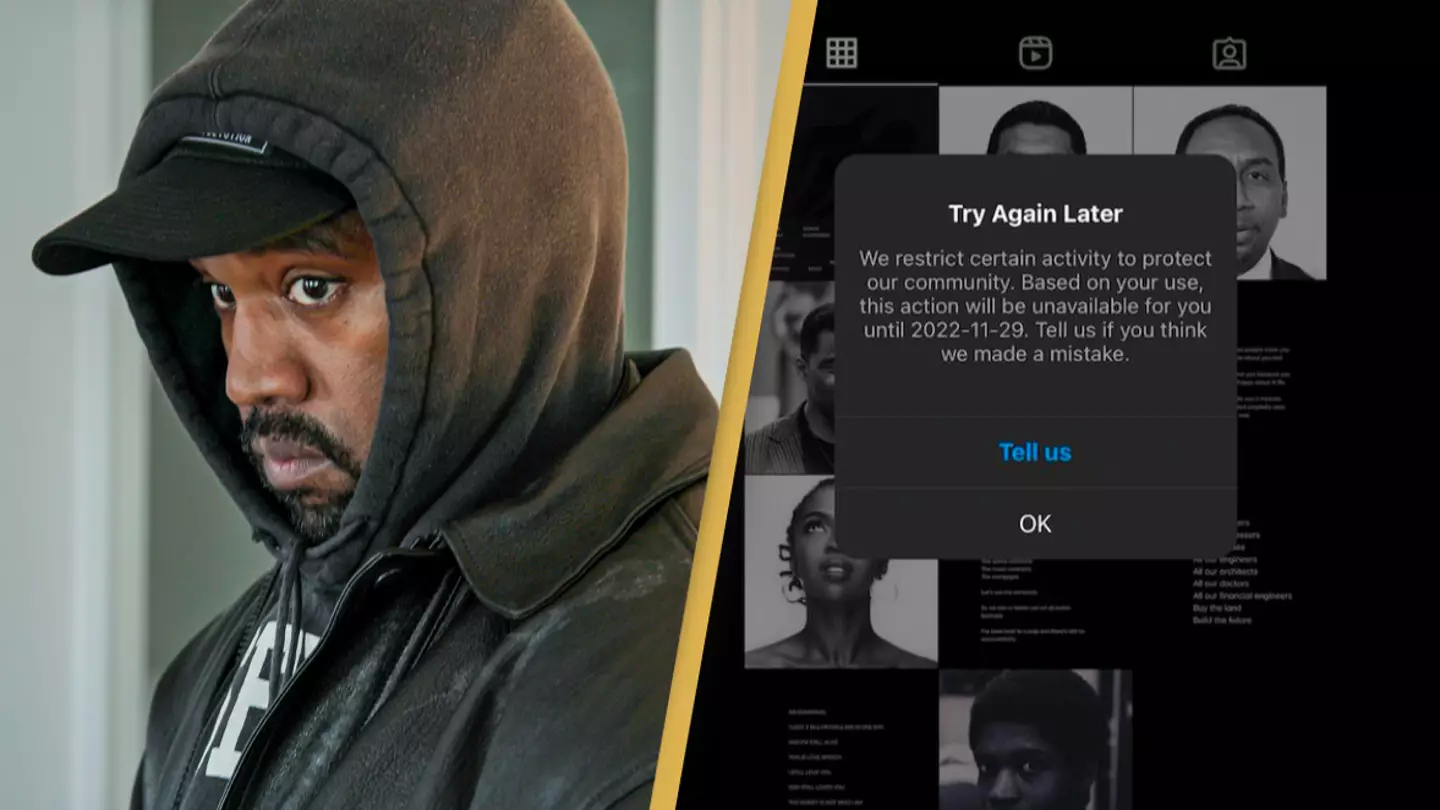 People are saying 'the world is healing' as Kanye West's Instagram account is restricted