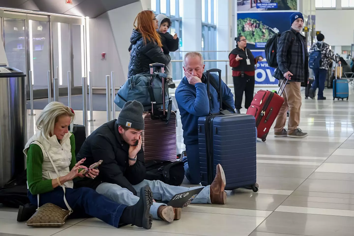 9,000 flights have been delayed or canceled because of the weather (Michael Nagle/Bloomberg via Getty Images)
