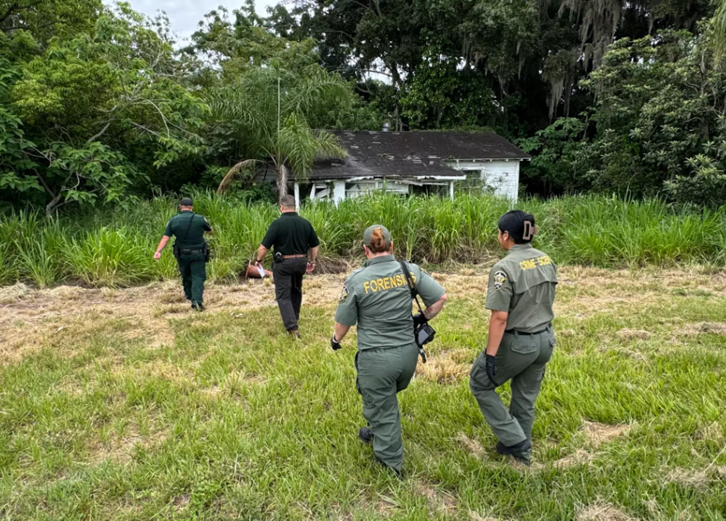 The children found 'skeletal remains' inside the abandoned house. (Facebook/ Highlands County Sheriff's Office - Sheriff Paul Blackman)