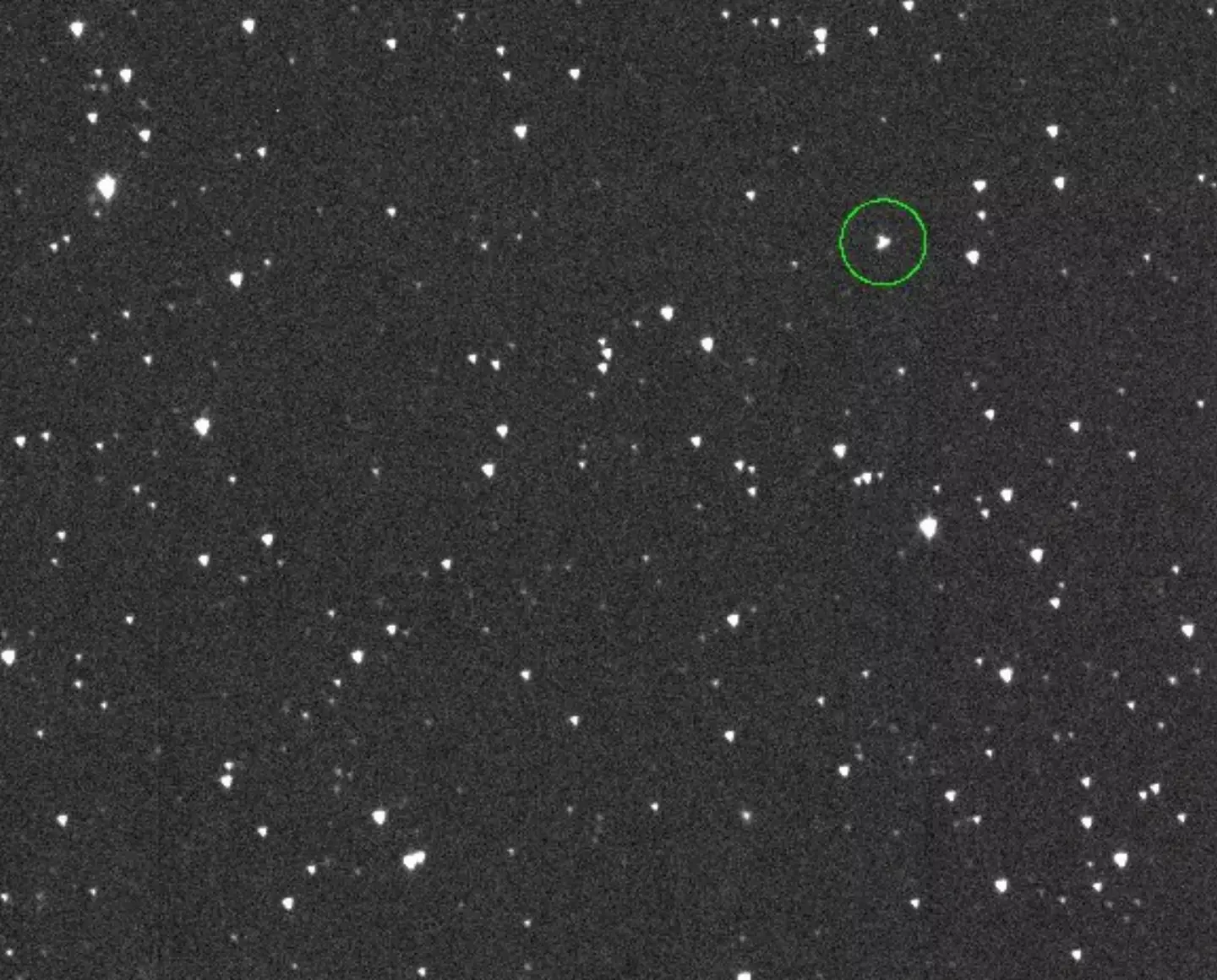 Discovery images of asteroid 2024 YR4 (ATLAS/NASA)