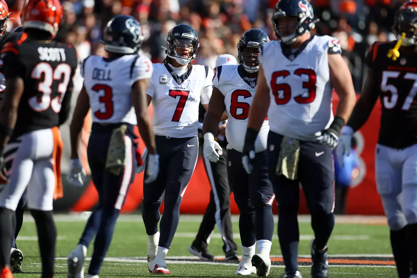 The Houston Texans played the Cincinnati Bengals.