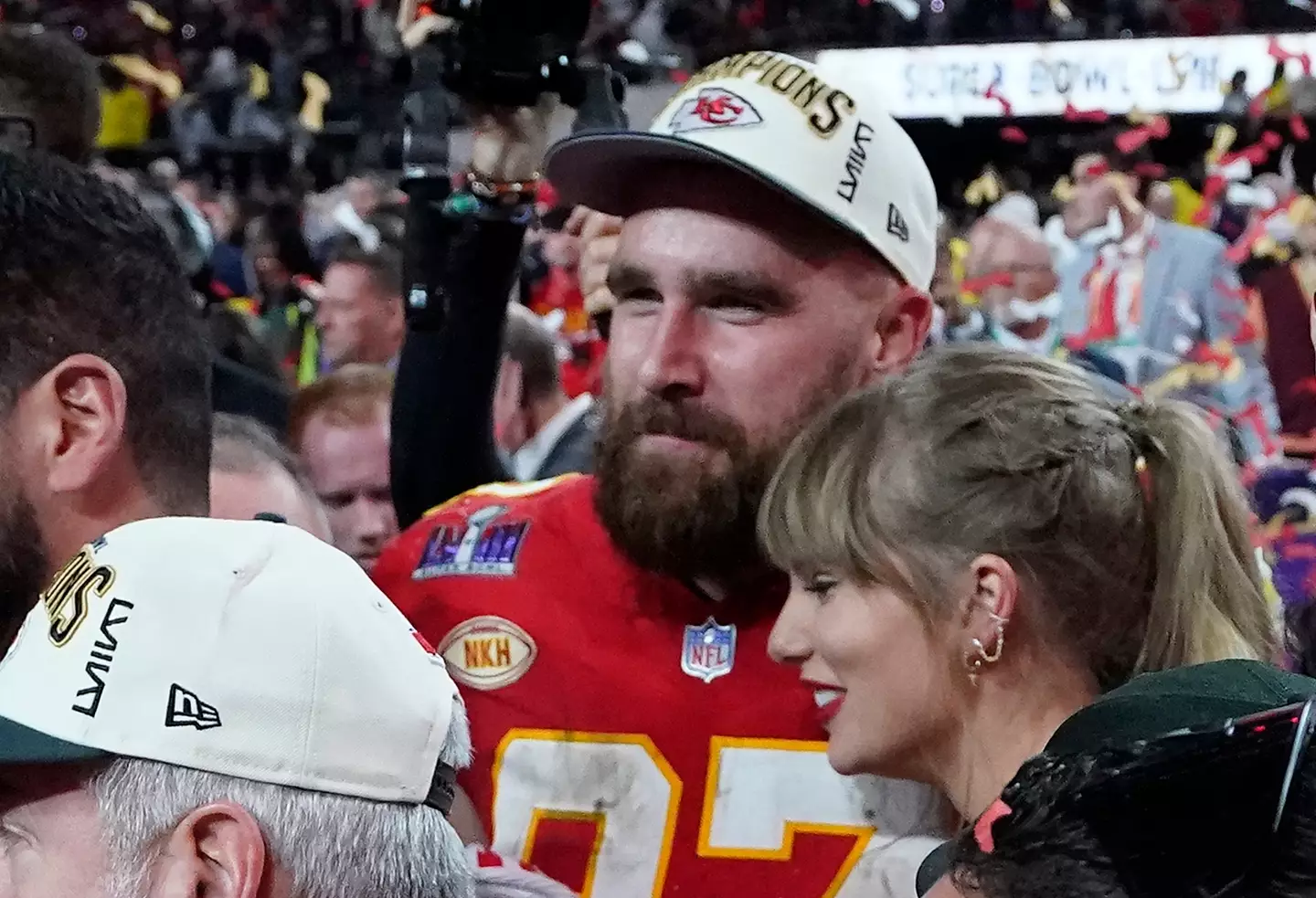 Travis Kelce has been called out by Taylor Swift fans for his actions during the Super Bowl.