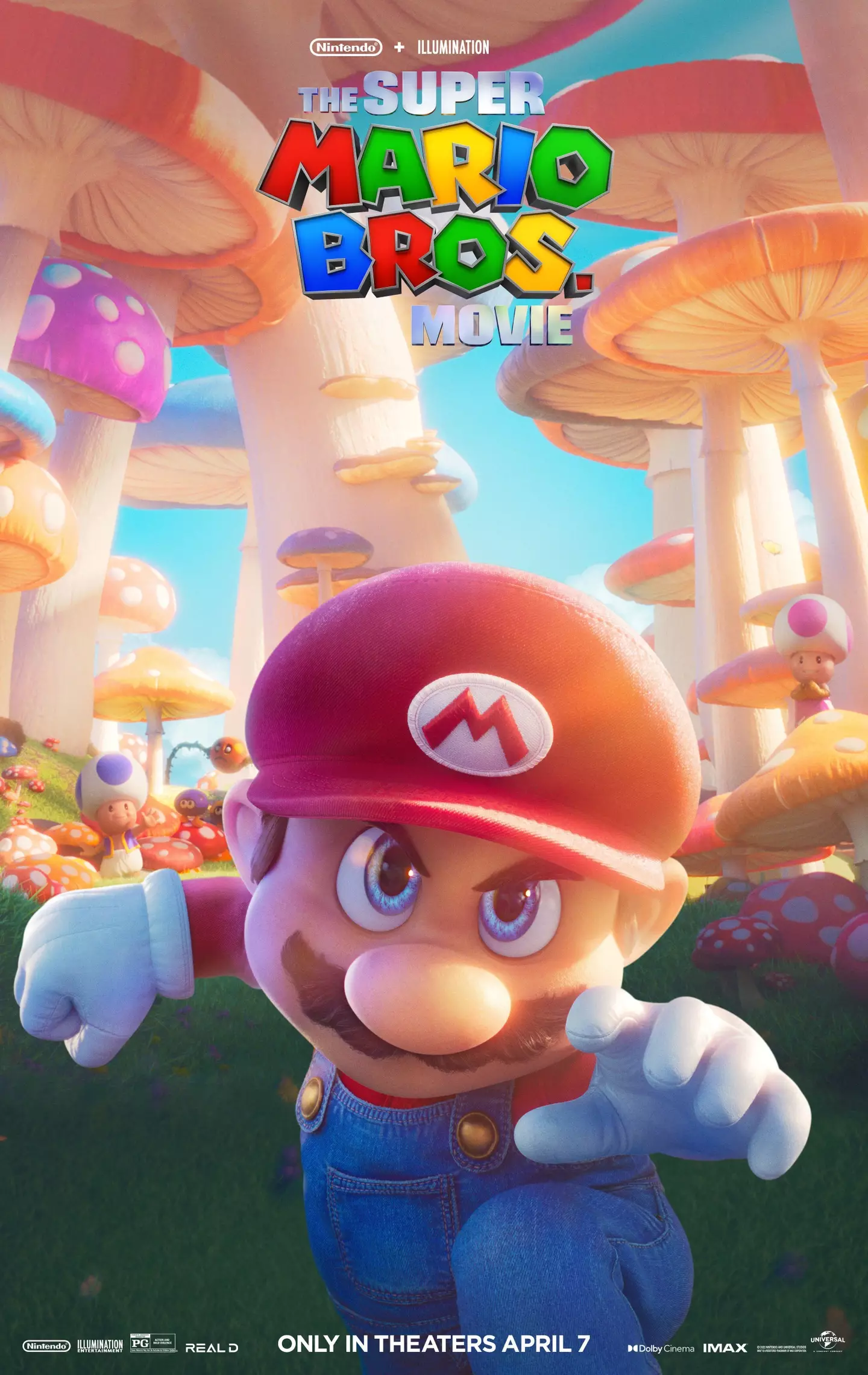 The Super Mario Bros. movie poster.