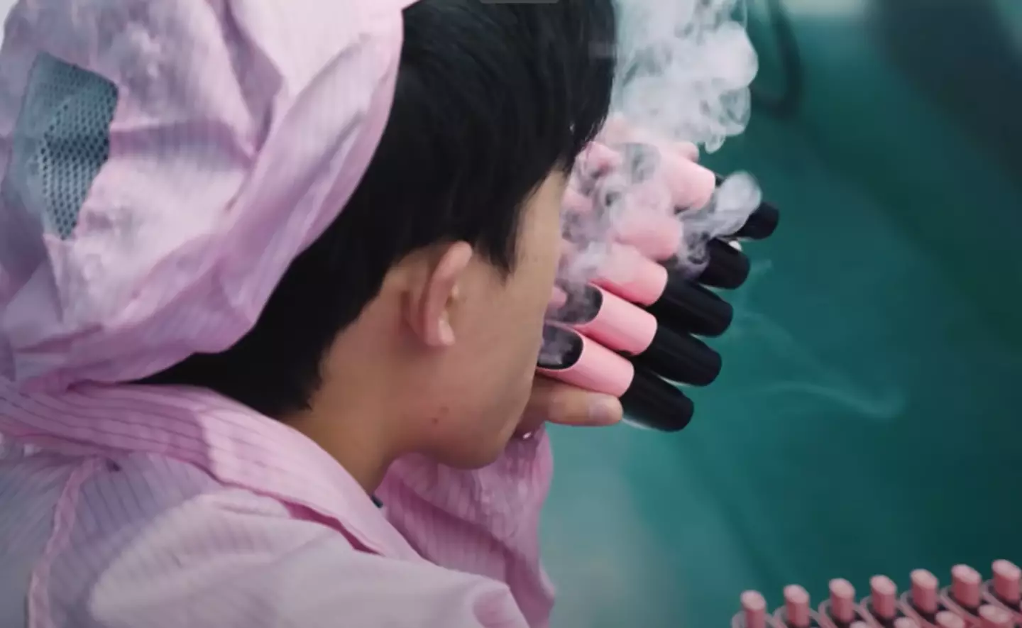 People test them using their mouths. (YouTube/Machina)