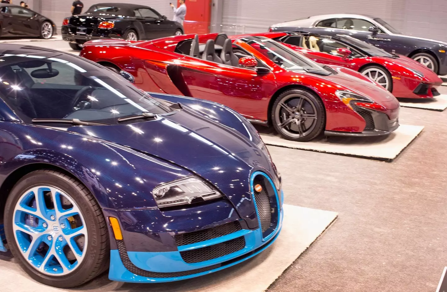 The coveted Bugatti.