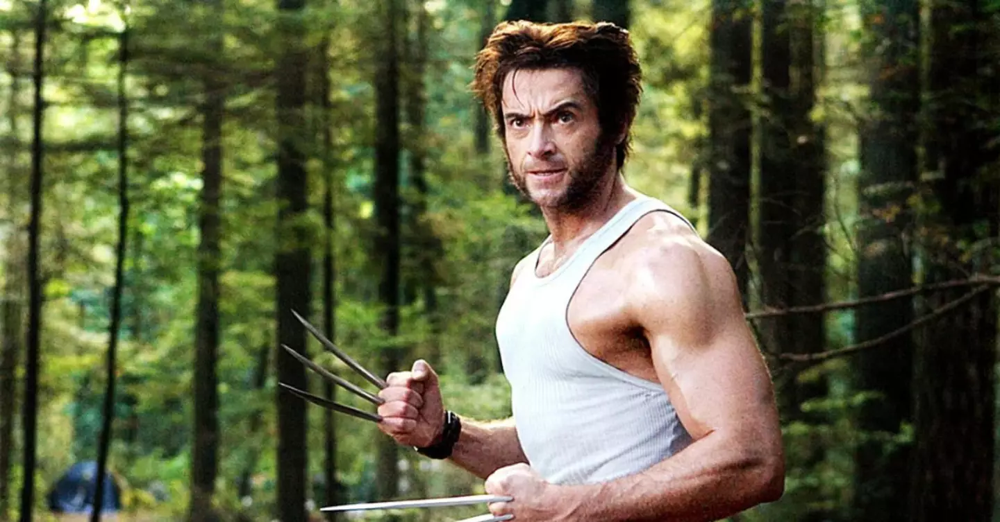 Jackman as Wolverine.