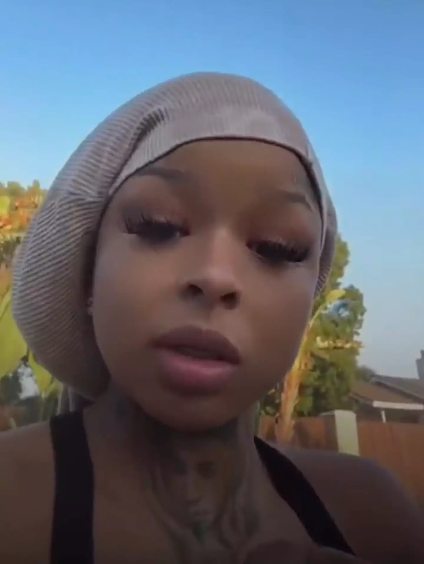 Chrisean Rock has spoken out after a picture of her baby son's genitalia was posted to Blueface's Twitter account.