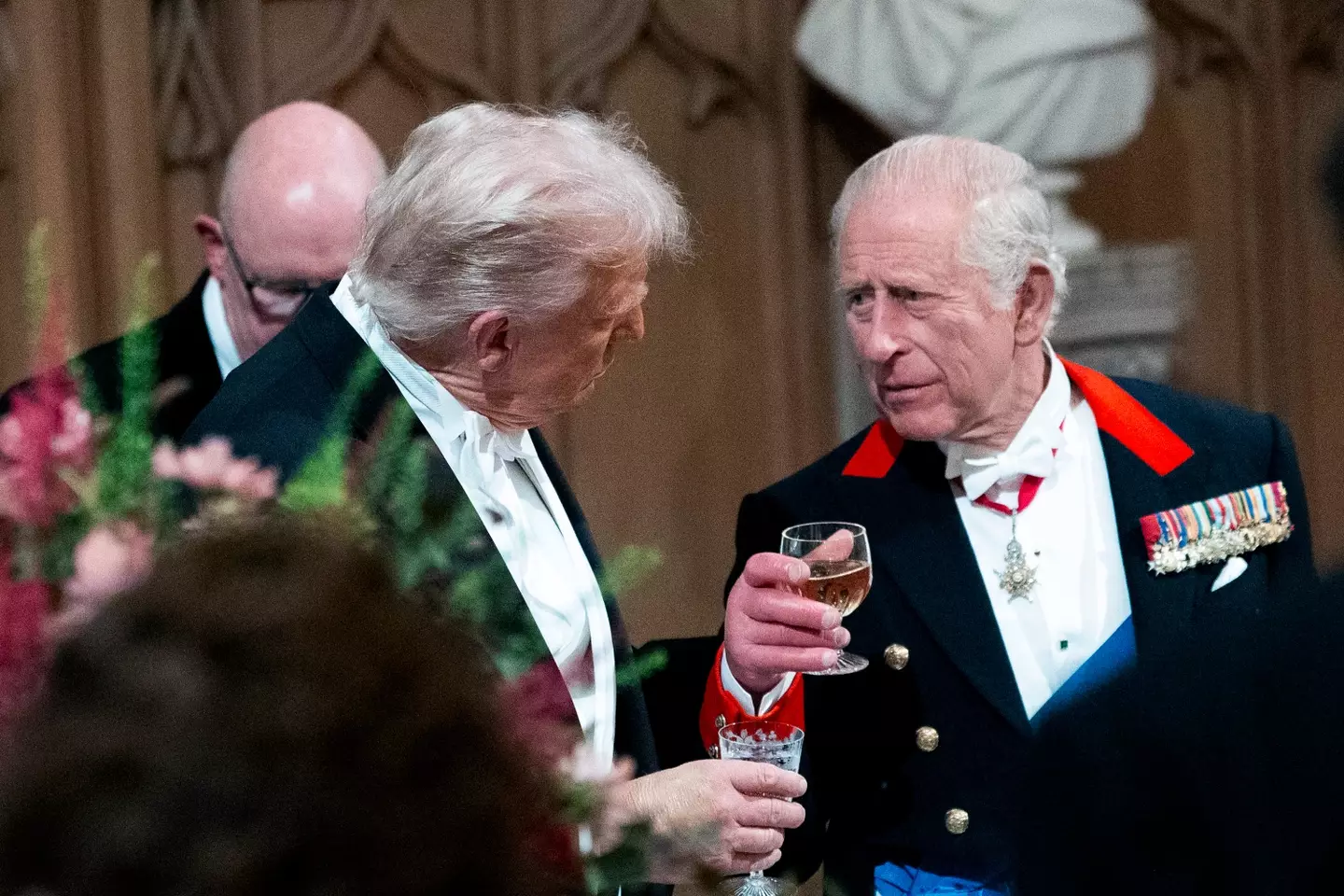 Trump and the King had dinner on Wednesday (Doug Mills-Pool/Getty Images)
