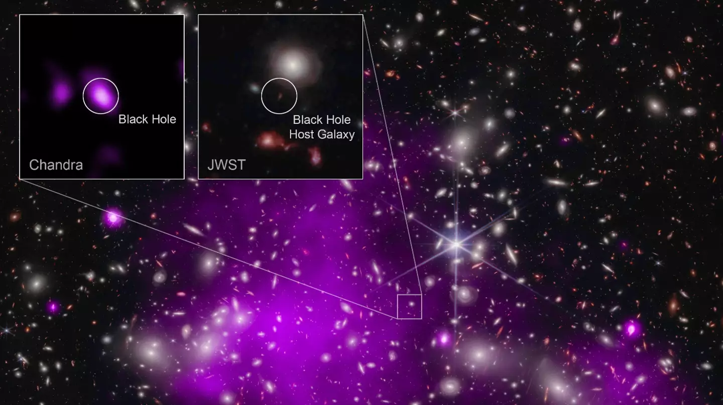The black hole is believed to have been created just 470 million years after the Big Bang.