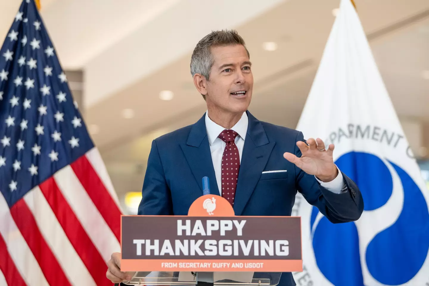 Sean P. Duffy has been speaking about the new campaign (Victor J. Blue/Bloomberg via Getty Images)