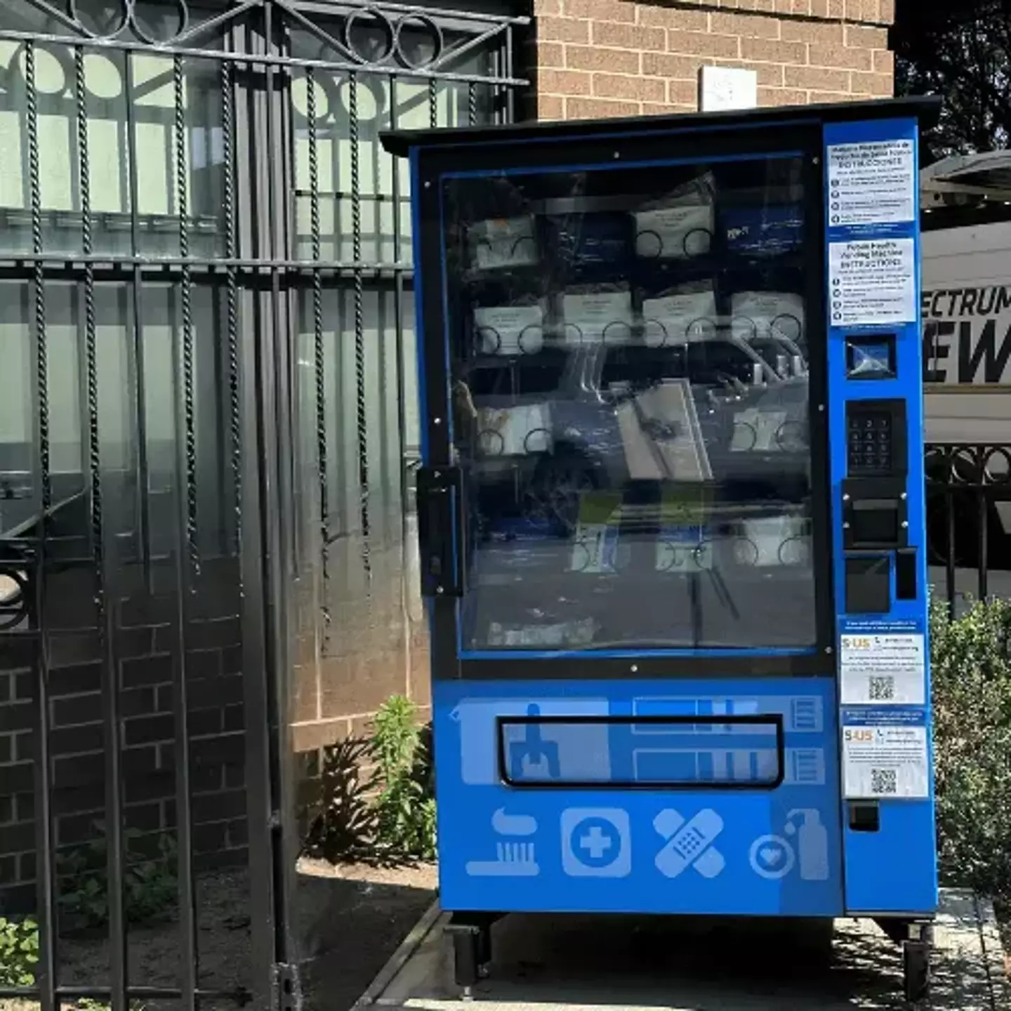 The first public health vending machine was cleared out within twenty four hours.