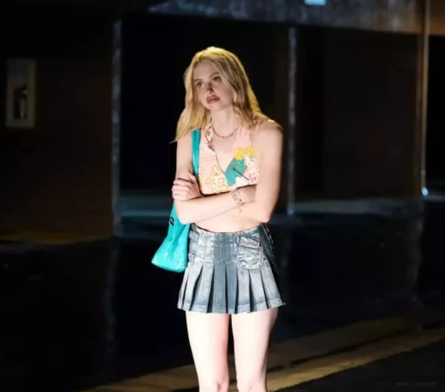 Chloe Cherry's nude scene was cut from the show.