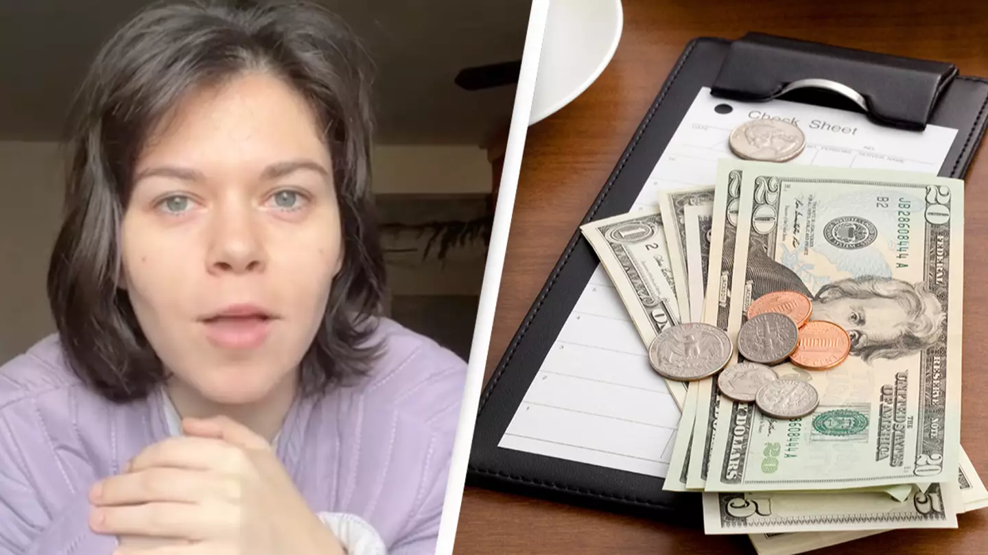 Waitress on less than $3 an hour explains why it can cost her money if a table leaves a poor tip