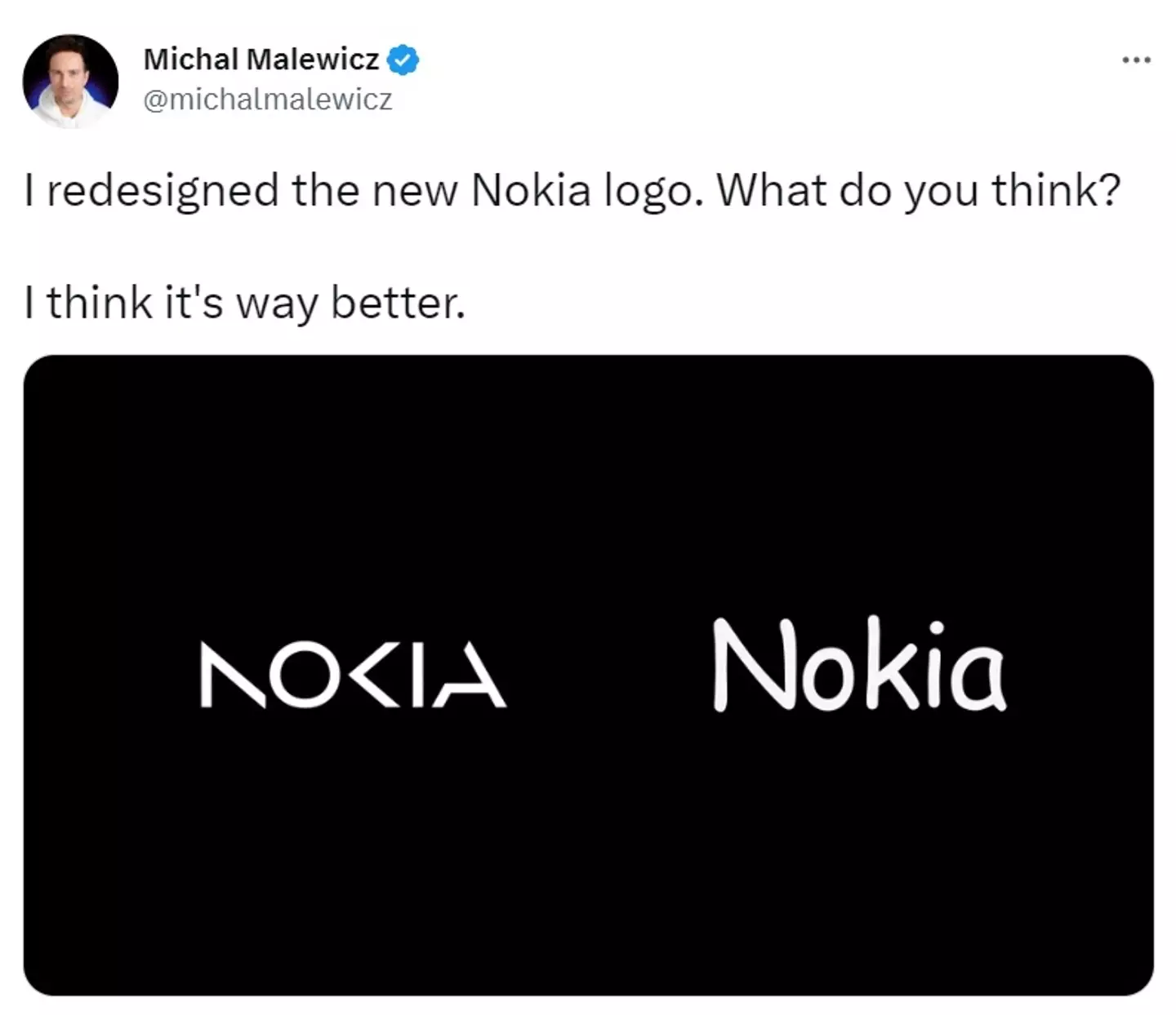 Nokia might have been better off doing their new logo in Comic Sans instead of hacking bits off.