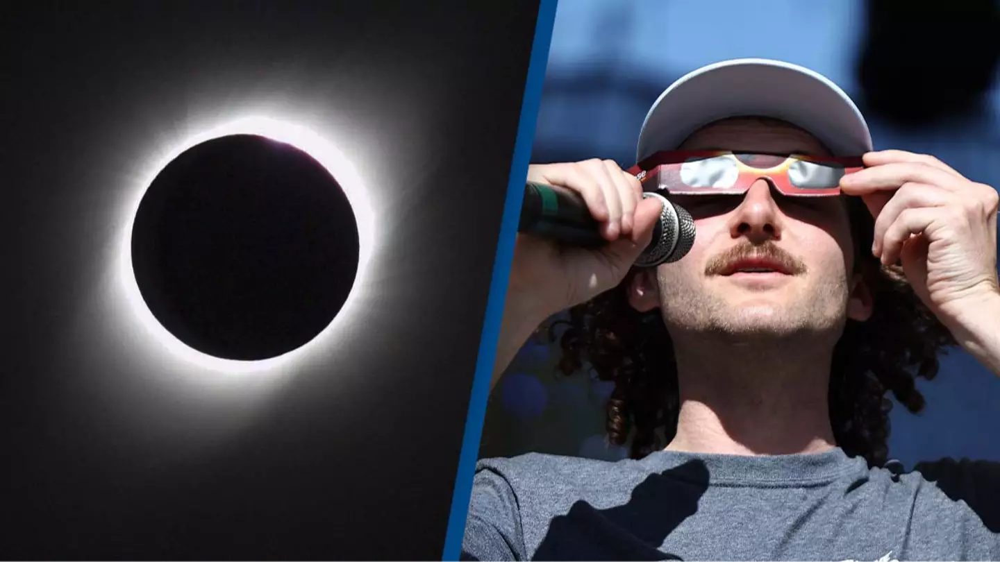 First look at the historic total solar eclipse as it hits North America