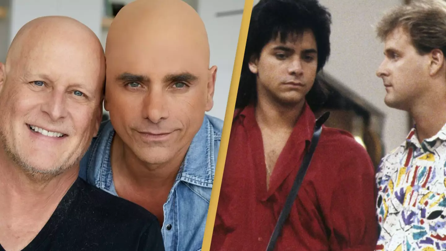 John Stamos receives backlash for wearing bald cap in ‘solidarity’ with Full House co-star Dave Coulier after cancer diagnosis