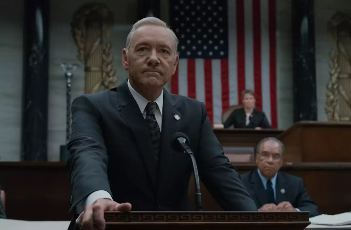 Spacey was five seasons into House of Cards when his life was turned upside down (Netflix)