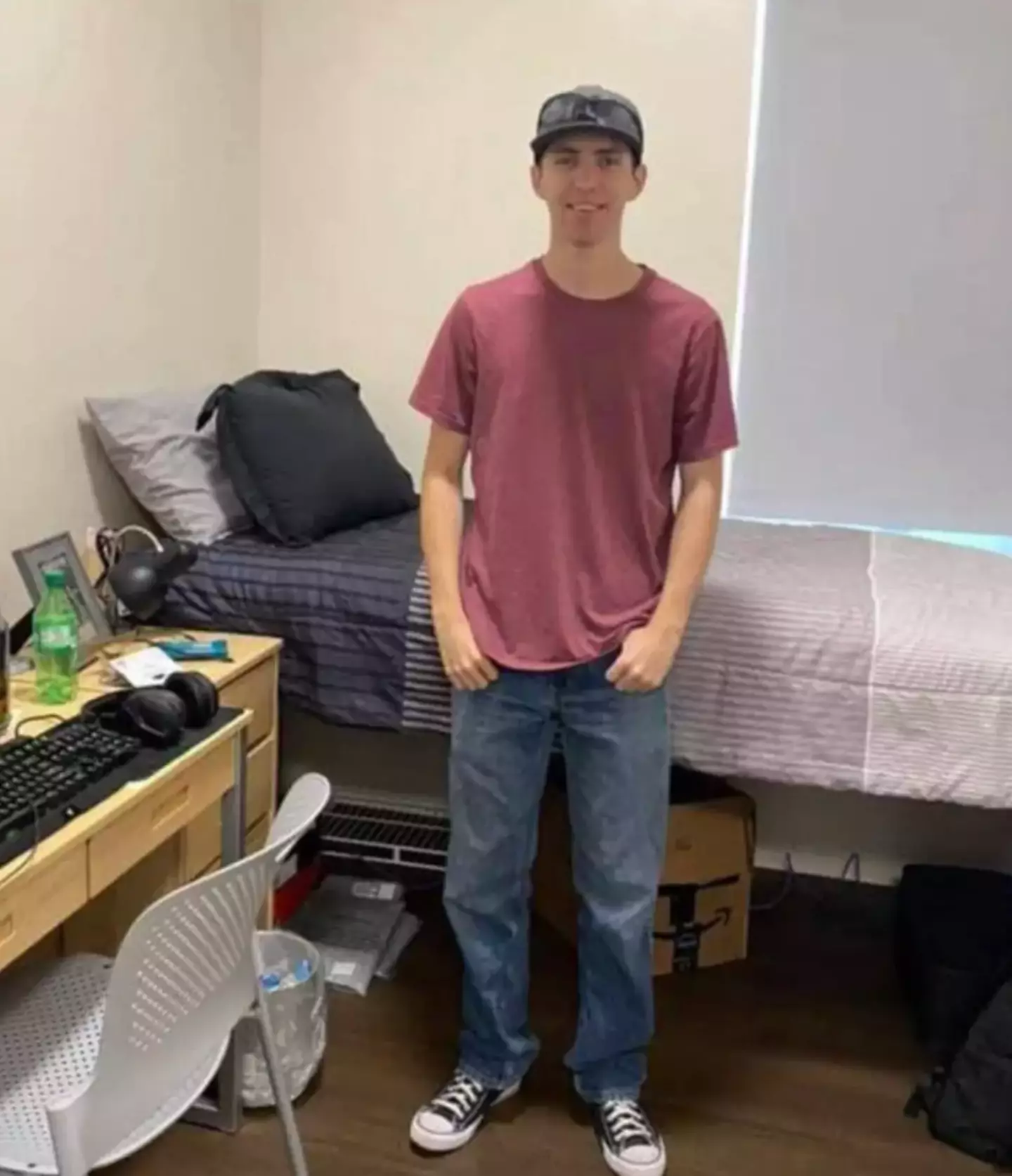 Robinson is said to have made jokes with his friends prior to his arrest (Facebook)