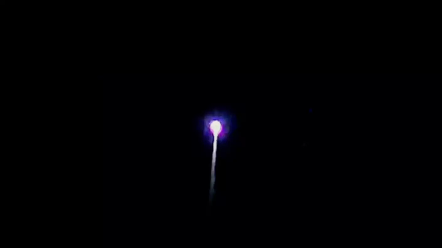 Stunning footage caught from ISS shows SpaceX craft burning up as crew return to Earth