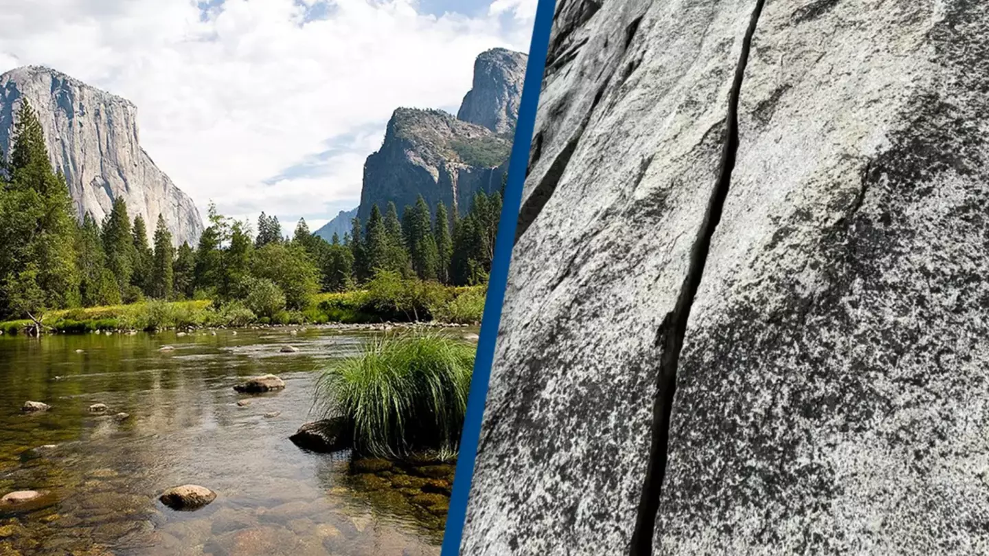 A huge new crack has appeared at Yosemite national park